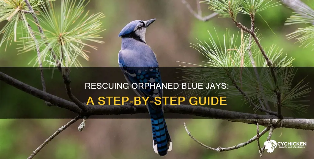 how to care for an orphaned blue jay chick