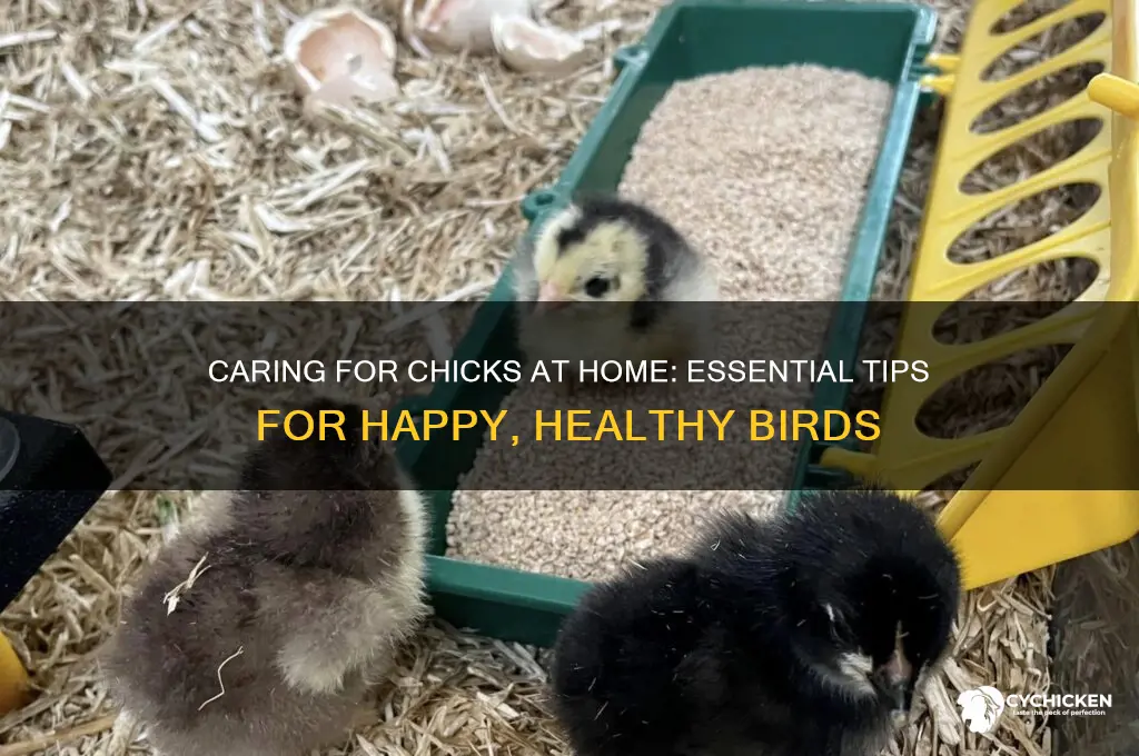 how to care for chicks at home