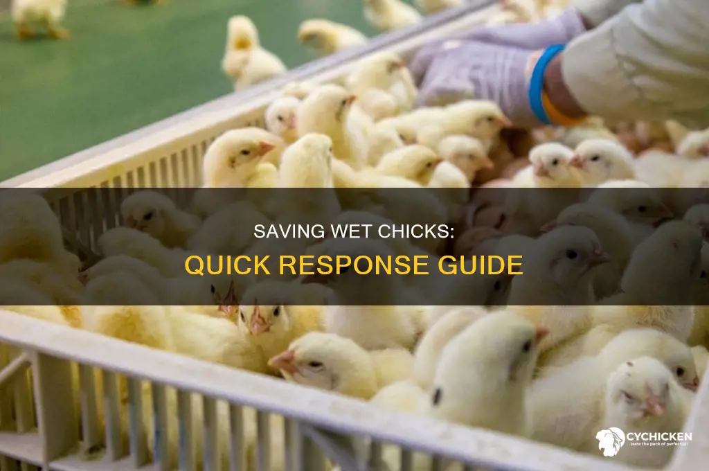 how to care for chicks that almost drowned