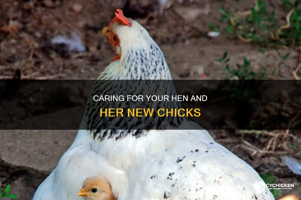how to care for hen and new chicks