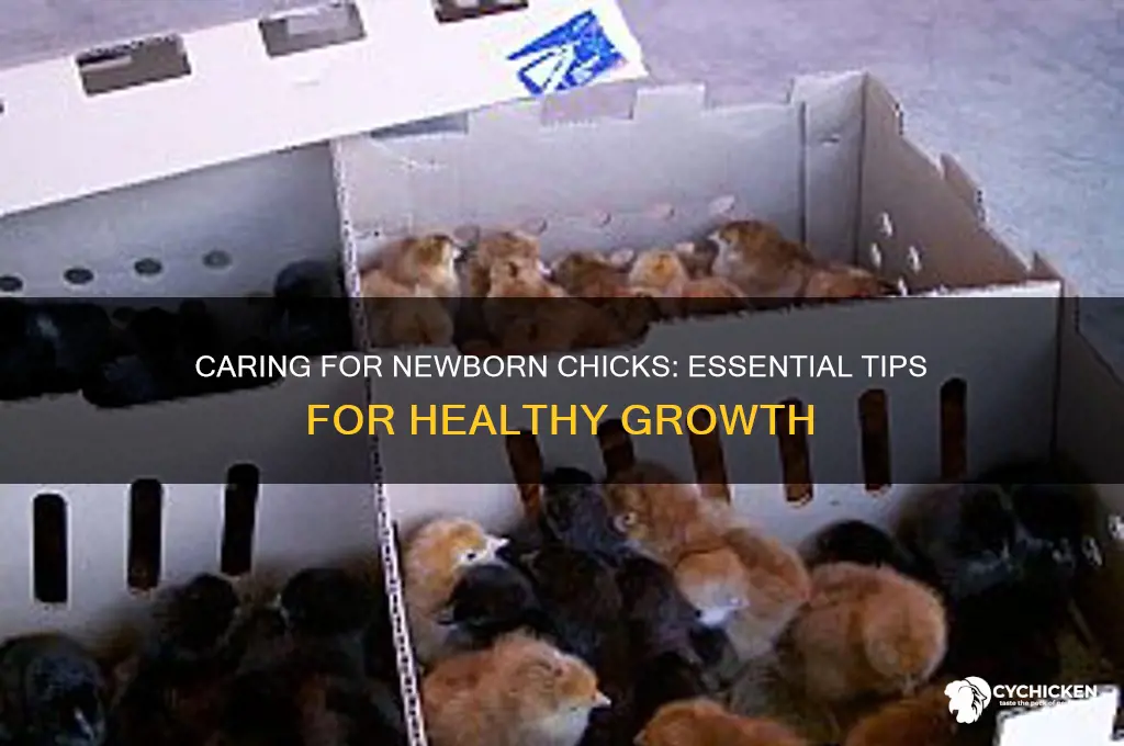 how to care for new born chicks