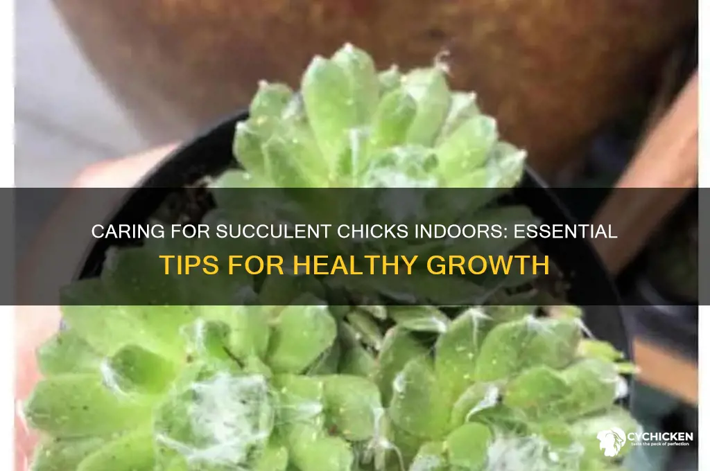 how to care for succulents chicks indoors