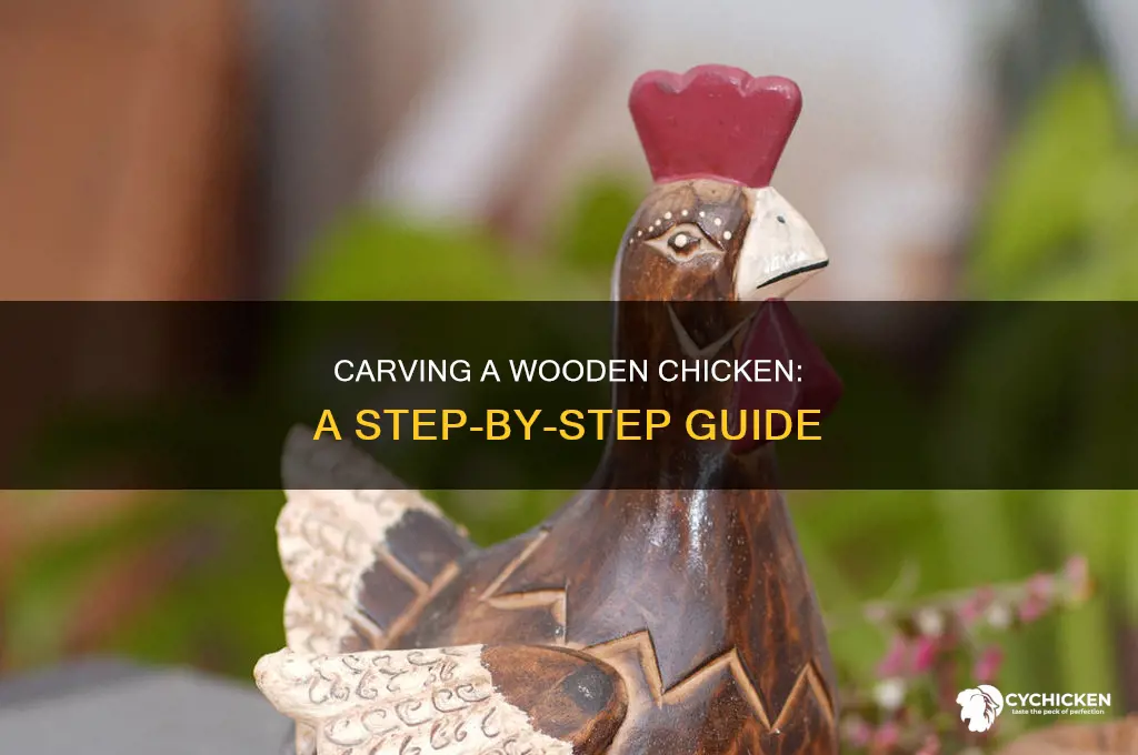 how to carve a chicken out of wood