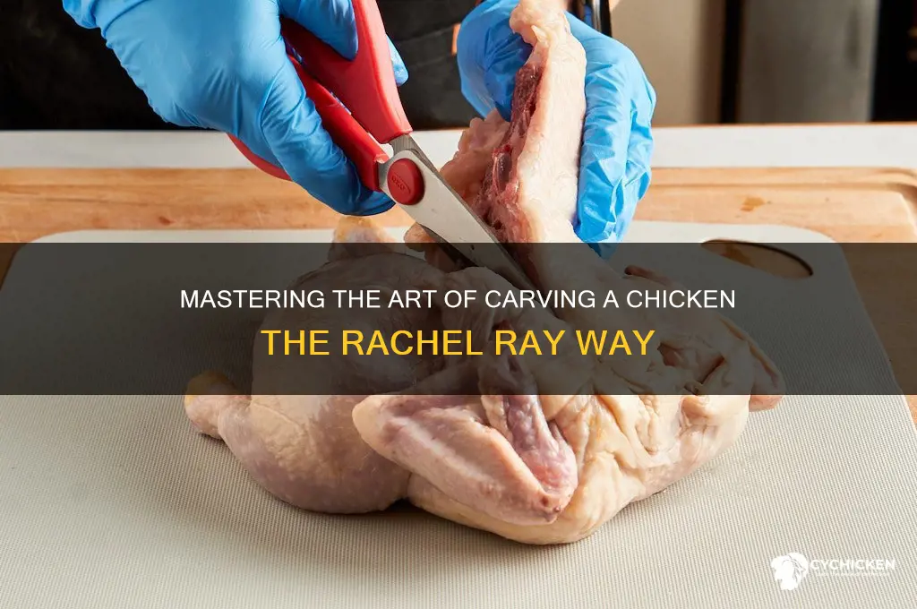 how to carve a chicken rachel ray