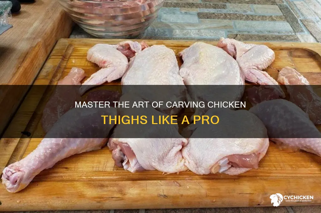 how to carve a chicken thigh