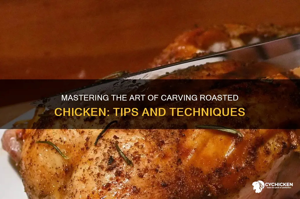 how to carve roasted chicken