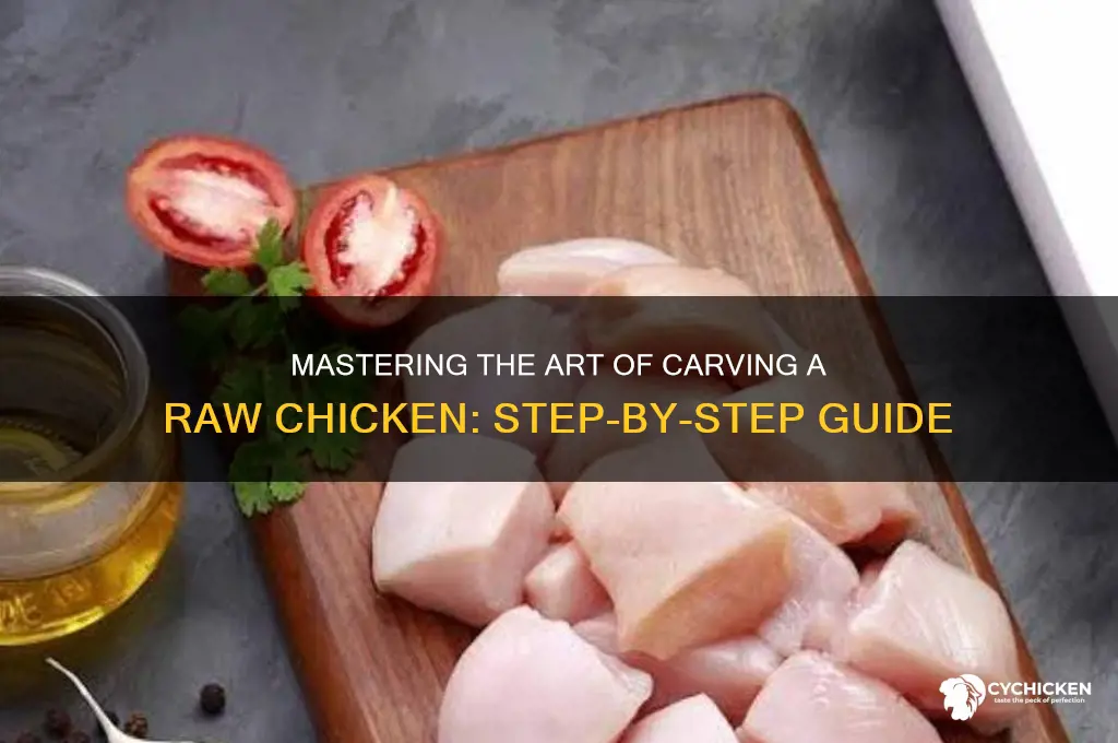 how to carve up a raw chicken
