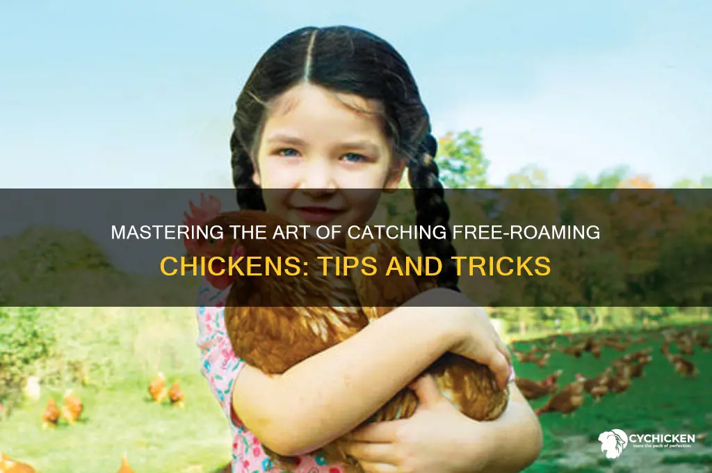 how to catch a free roaming chicken