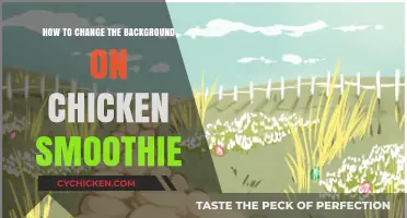 Customizing Chicken Smoothie: Changing Your Background in 3 Easy Steps