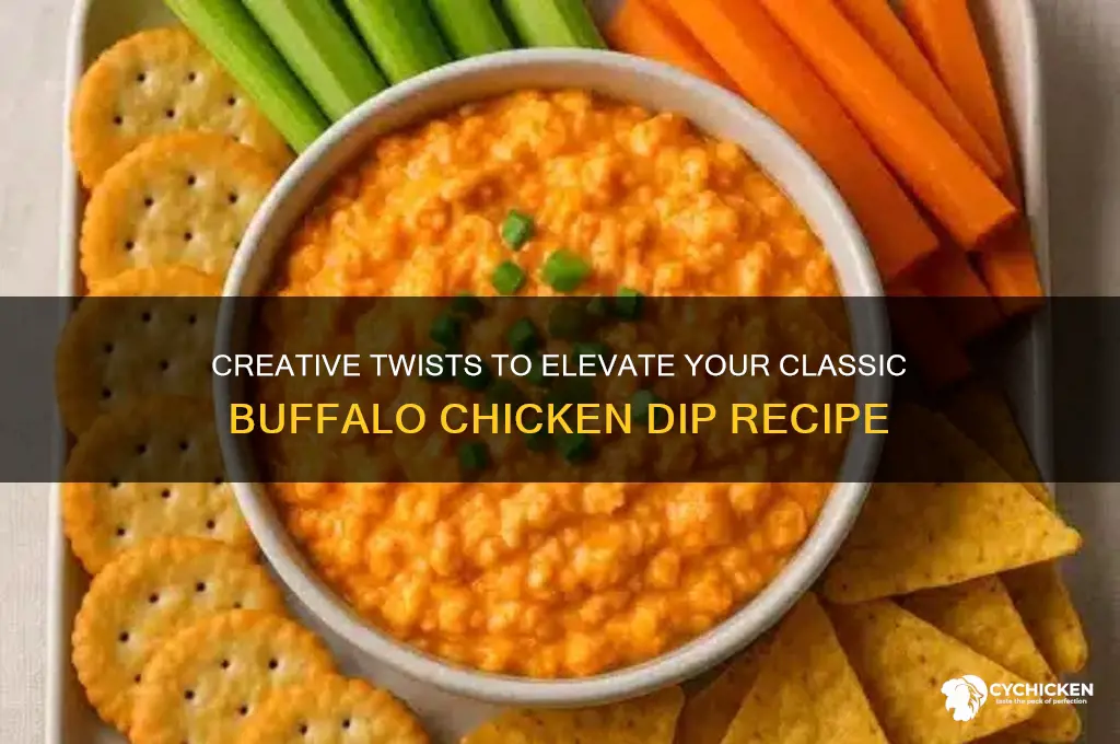 how to change up buffalo chicken dip