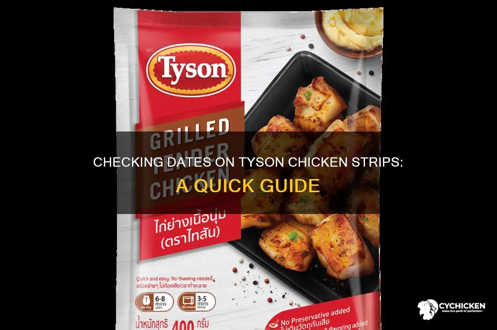how to check dates on tyson chicken strips