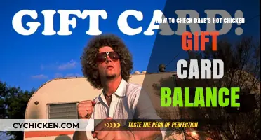 Checking Dave's Hot Chicken Gift Card Balance: A Quick Guide