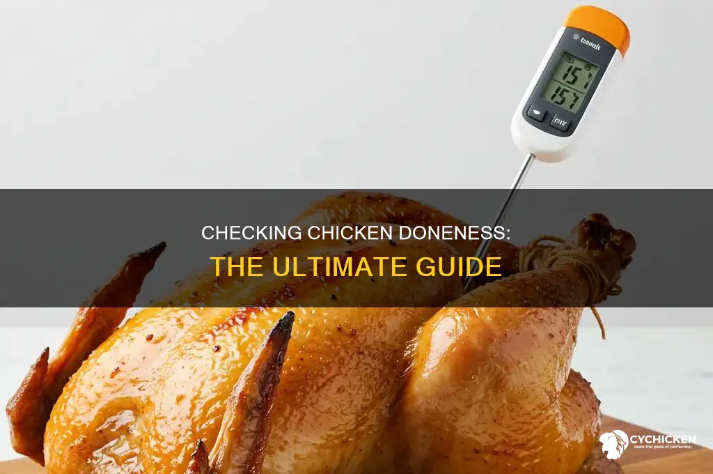 how to check if a chicken is done