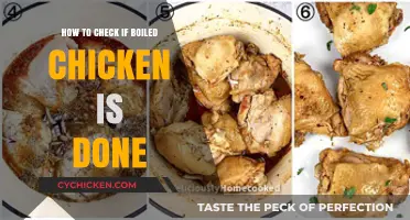 Checking If Your Boiled Chicken is Done