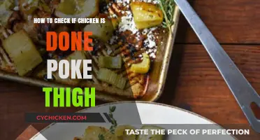 Poke and Perfect: Checking Chicken Thigh Doneness Made Easy