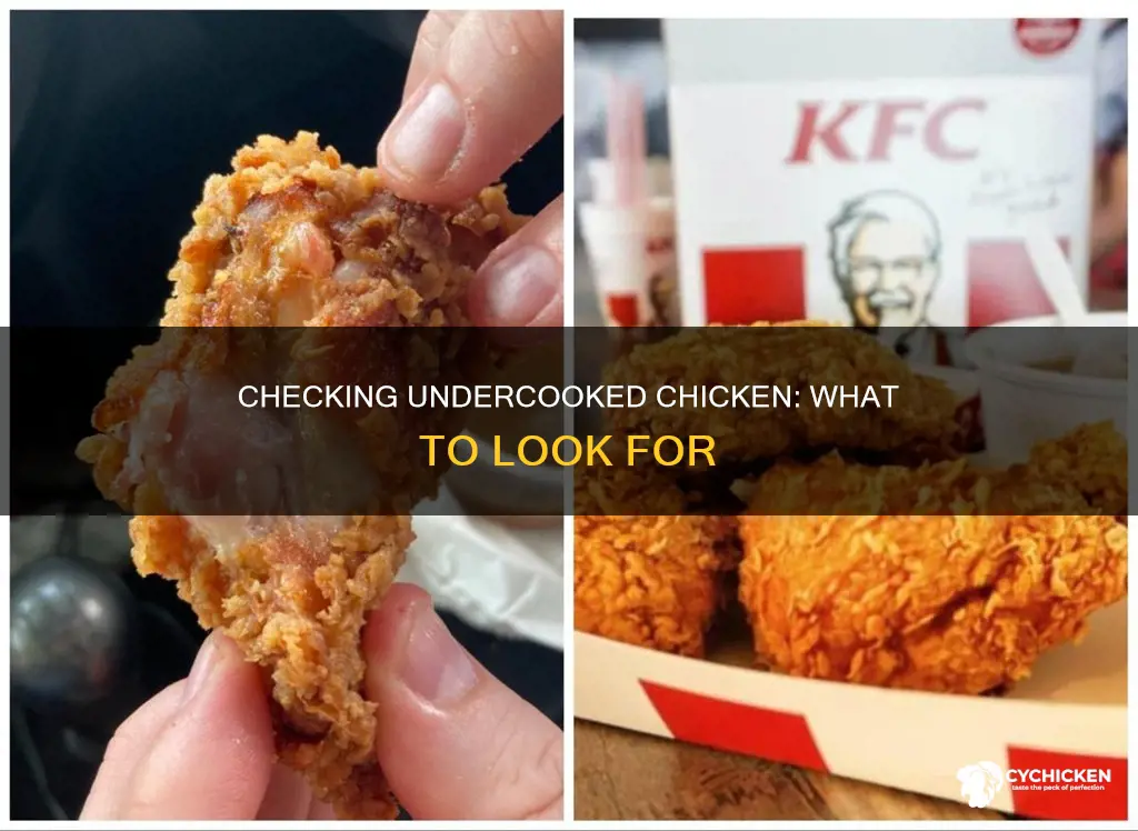 how to check if your chicken is slightly undercooked