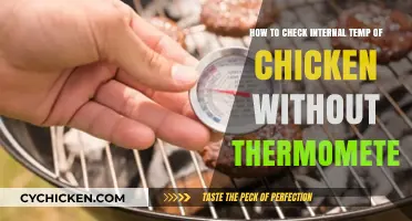 Checking Chicken Internal Temperature Without a Thermometer