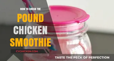 Easy Guide to Checking Your Pound Chicken Smoothie Consistency
