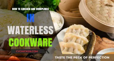 Chicken Dumplings: Waterless Cookware Recipe