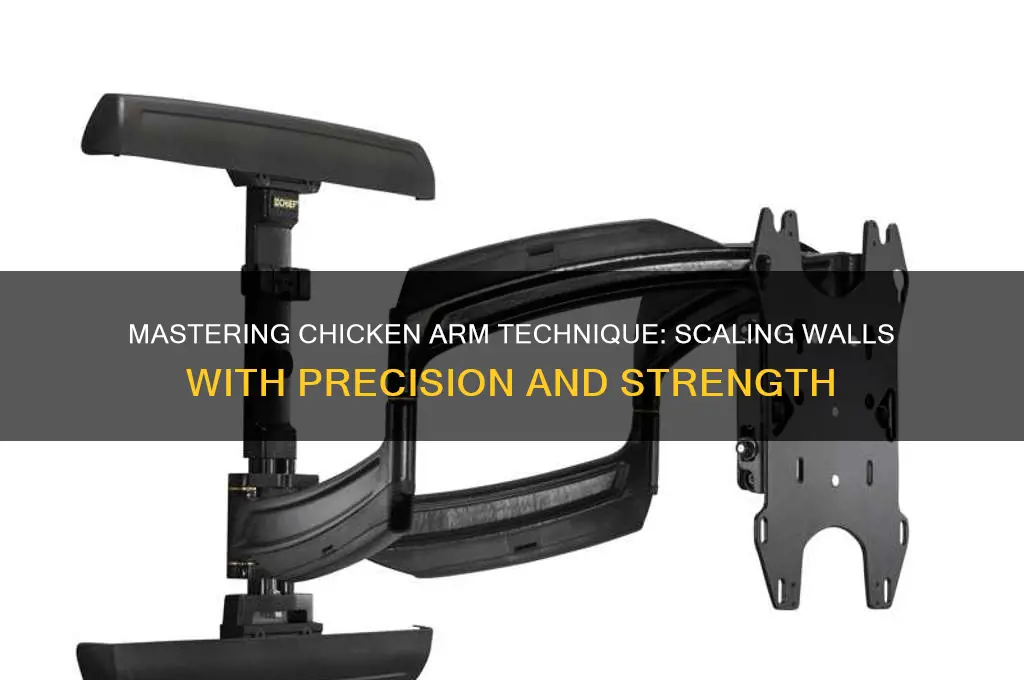 how to chicken arm scale a wall