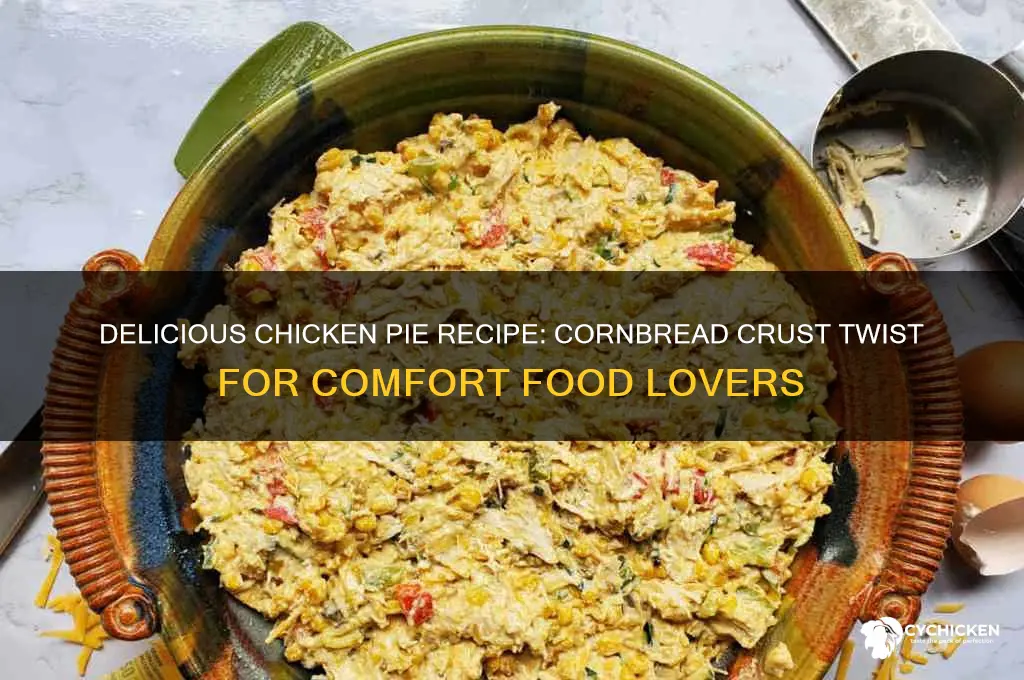 how to chicken pie with cornbread crust