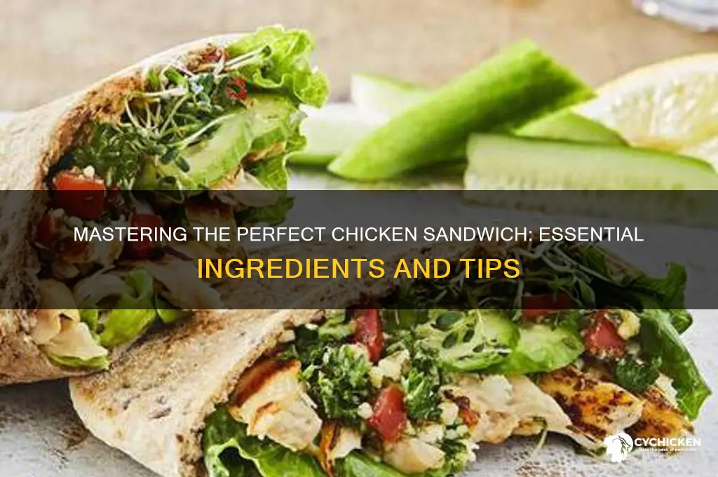how to chicken sandwich ingredients