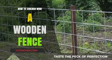 Secure Your Yard: Chicken Wire Installation on Wooden Fences Made Easy