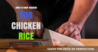 Mastering the Art of Chopping Chicken for Perfect Chicken Rice