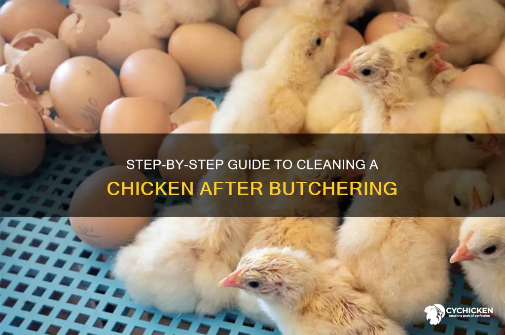 how to clean a chicken after killing