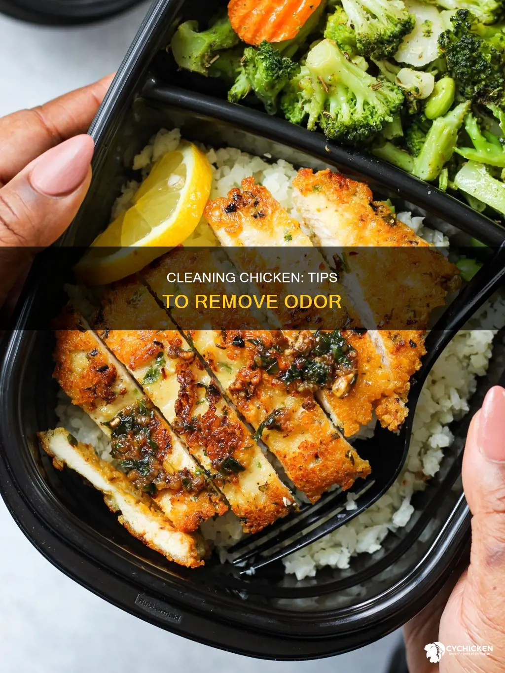 how to clean and prep chicken to not smell