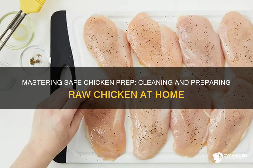 how to clean and prepare raw chicken