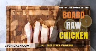 Sanitizing Bamboo Cutting Boards After Raw Chicken Prep