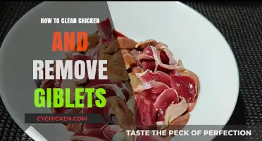 Mastering Chicken Prep: Easy Steps to Clean and Remove Giblets