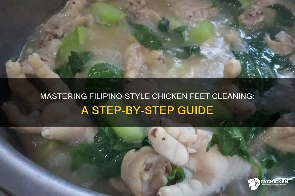 how to clean chicken feet filipino style