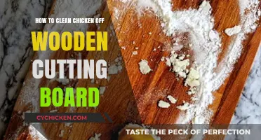 Cleaning Wooden Cutting Boards After Raw Chicken Prep