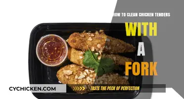 Cleaning Chicken Tenders: The Right Way with a Fork