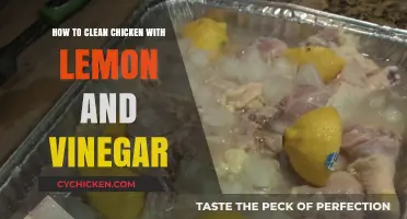 Clean Chicken with Lemon and Vinegar: Natural Disinfectants