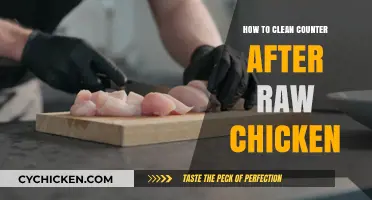 Safe Kitchen Practices: Cleaning Counters After Handling Raw Chicken