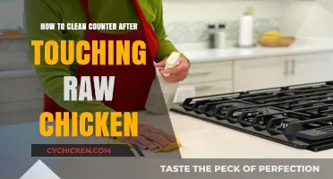 Sanitizing Kitchen Counters Post-Raw Chicken Handling