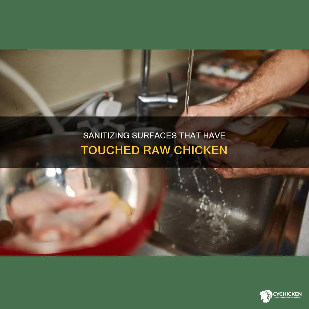 how to clean things that have touched raw chicken