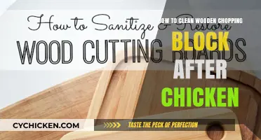 Sanitizing Your Wooden Chopping Block Post-Chicken Prep