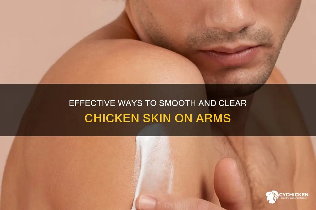 how to clear chicken bumps on arms