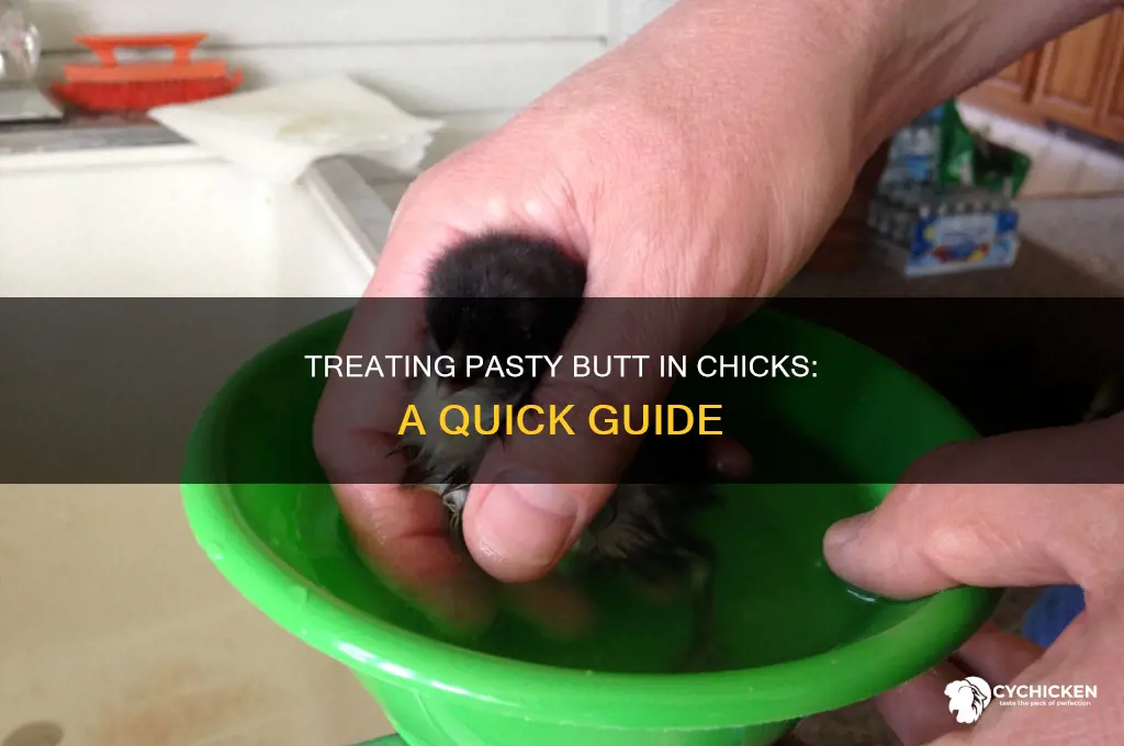 how to clear up pasty butt in chicks