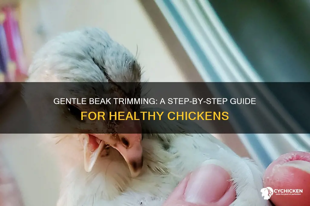 how to clip a chicken