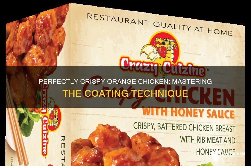 how to coat chicken for orange chicken