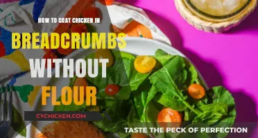 Coating Chicken: Breadcrumbs, No Flour Needed!