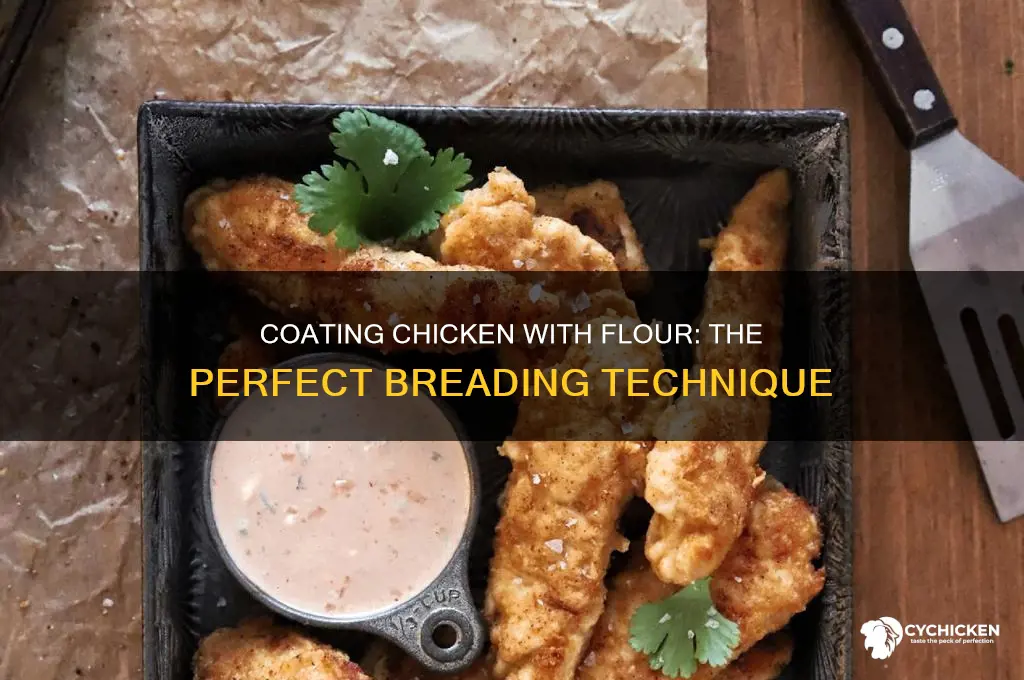 how to coat chicken with flour for baking