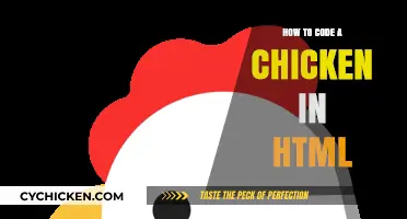 Cluck Your Way to Coding: Creating a Chicken in HTML