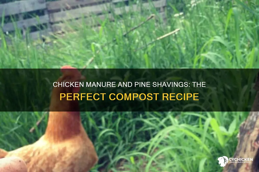 how to compost chicken manure and pine shavings