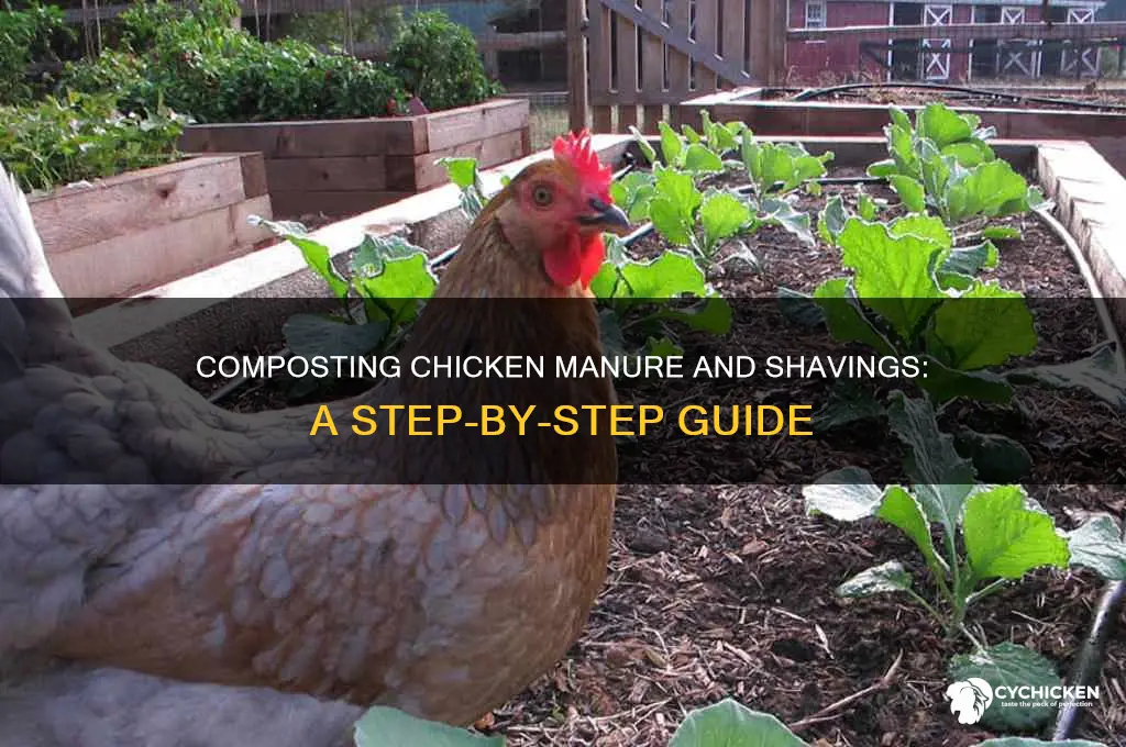 how to compost chicken manure and shavings